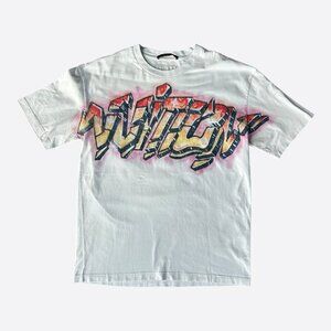 Louis Vuitton White Graffiti Logo T-Shirt